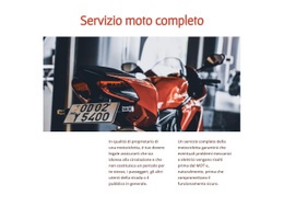 Servizi Motociclistici - Modello HTML5