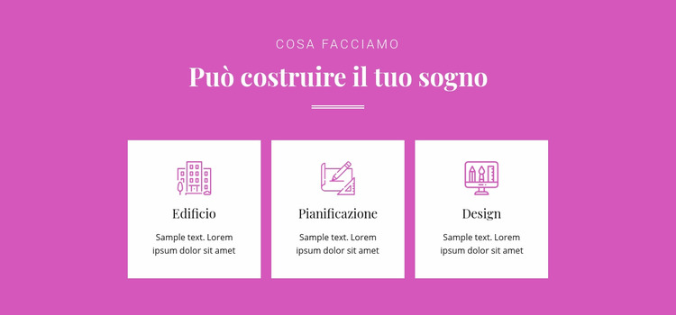 Può costruire il tuo sogno Modello Joomla