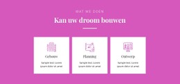 Gratis CSS Voor Kan Uw Droom Bouwen