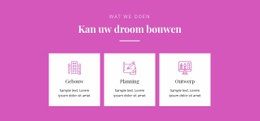 Kan Uw Droom Bouwen - Websitesjablonen