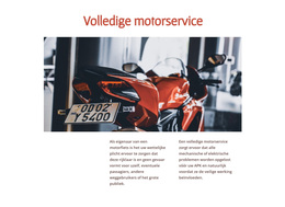 Motorfietsservices - Klaar Voor Gebruik WordPress-Thema
