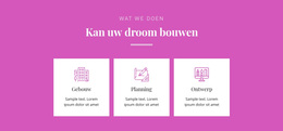 Kan Uw Droom Bouwen - Gratis WordPress-Thema