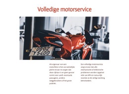 Geweldig Website-Ontwerp Voor Motorfietsservices