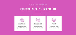 Página Da Web Para Pode Construir Seu Sonho