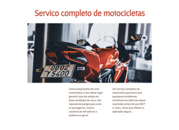 Serviços De Motocicleta - Tema WordPress Pronto Para Usar