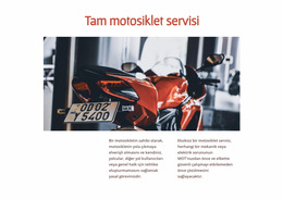 Motosiklet Hizmetleri - Joomla Web Sitesi Şablonu