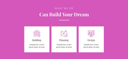 Can Build Your Dream - Free WordPress Theme