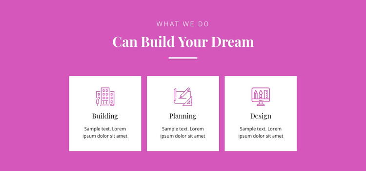 Can build your dream WordPress Theme