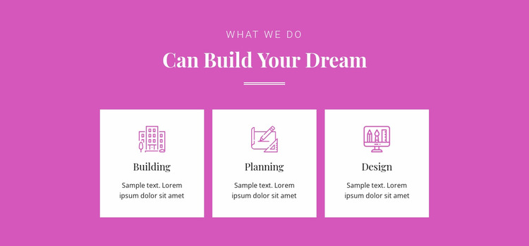 Can build your dream WordPress Website Builder