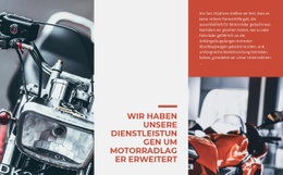 Dienstleistungen Motorradlagerung