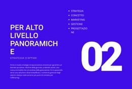 Pagina HTML Per Per Panoramiche Di Alto Livello