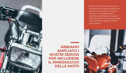 Servizi Rimessaggio Moto - Modello Di Pagina Di Destinazione