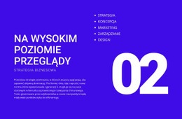 Do Przeglądów Wysokiego Poziomu - Build HTML Website