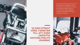 Tjänster Förvaring Av Motorcyklar - HTML-Webbplatsmall