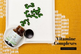 Complexes De Vitamines - Page De Destination Personnalisée