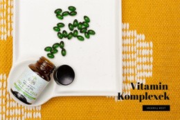 Vitamin Komplexek - HTML Oldalsablon