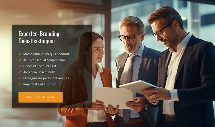 Kompetente Beratungsleistungen Landing Page