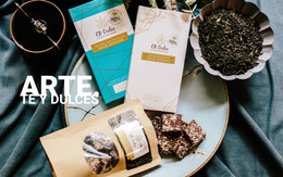 Té Artesanal Y Dulces - Plantilla De Sitio Web Profesional