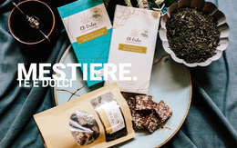 Prepara Tè E Dolci - Modello Di Sito Web Professionale