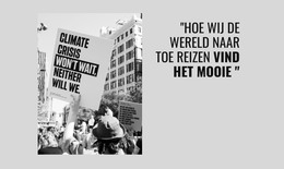 HTML-Site Voor Prachtige Wereld