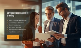 Serviços De Consultoria Especializada - Página De Destino Gratuita, Modelo HTML5