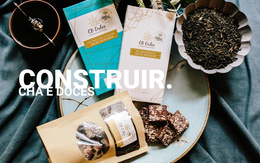 Artesanato De Chá E Doces - Modelo De Site Profissional