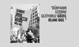 Güzel Dünya - Özel Tek Sayfalık Şablon