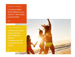 Hotel De Playa De Verano - Descarga Gratuita De Plantilla De Sitio Web