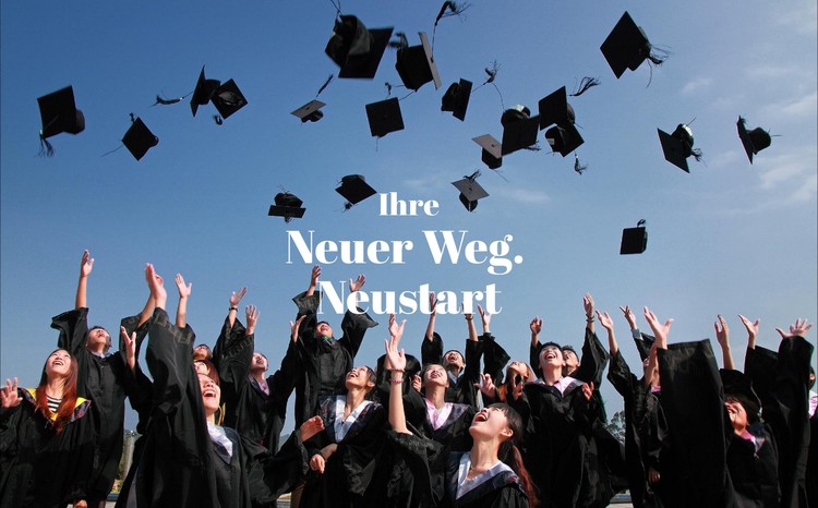 Neuer Weg. Neustart CSS-Vorlage