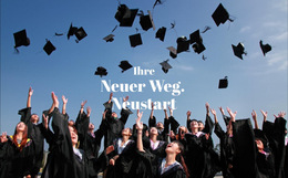 Neuer Weg. Neustart – Fertiges Website-Design