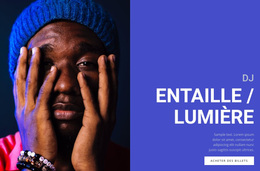 Musique De Danse Électronique - Thème WordPress Moderne