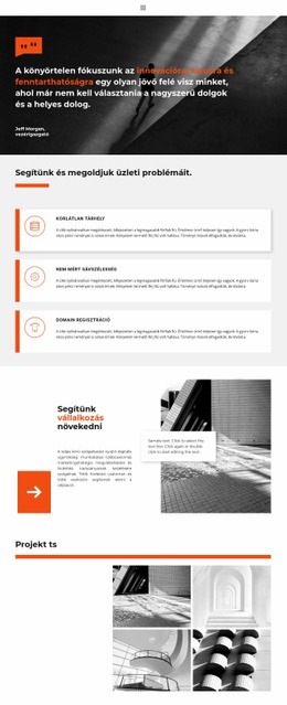 Üzleti Eszközök – Prémium Sablon