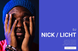 Elektronische Dans Muziek - Modern WordPress-Thema