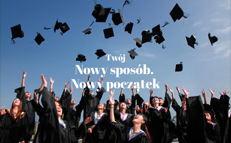 Nowy sposób. Nowy początek Motyw WordPress