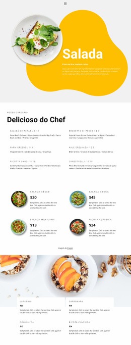 Comida Orgânica Saudável - Create HTML Page Online