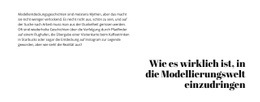 Text Und Überschrift - Responsives Website-Design