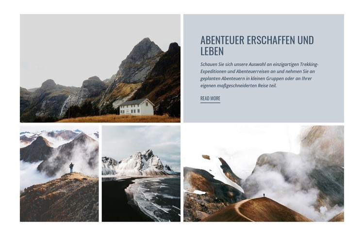 Vogelbeobachtung und Wandern Website design