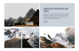 Vogelbeobachtung Und Wandern – Fertiges Website-Design