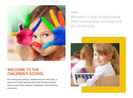 Alternative Daycare Canter - Custom Homepage Design