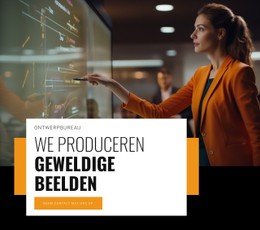 Een Digital Experience Bureau Gevoed Door Talent Eenvoudige HTML CSS-Sjabloon