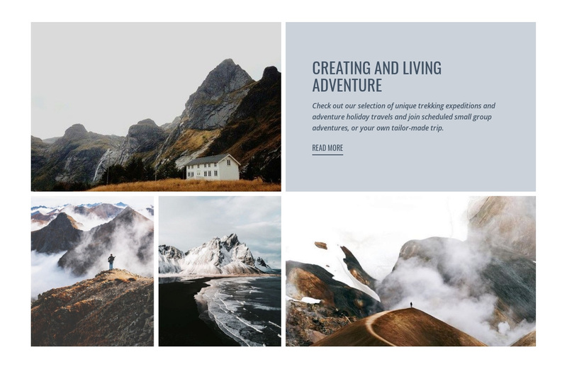 Birdwatching and hiking Squarespace Template Alternative