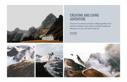 Birdwatching And Hiking - Free Download Homepage Design