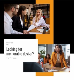 We Never Rest On Past Success - Drag & Drop Homepage Design