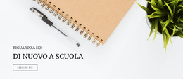 Di Nuovo A Scuola - Modello Web HTML