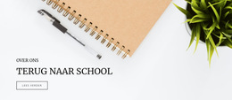 Terug Naar School - Eenvoudig Websitesjabloon