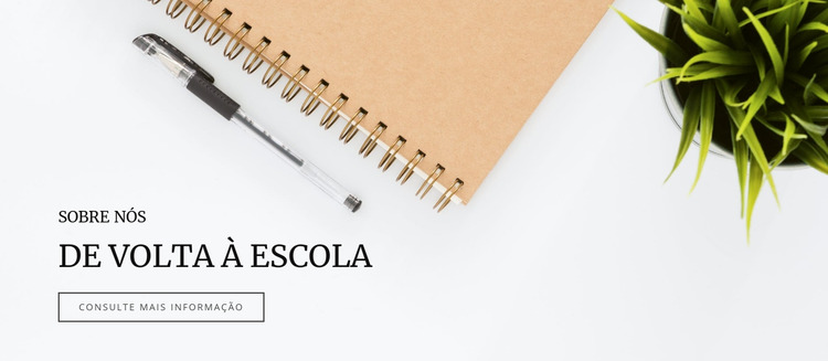 De volta à escola Template Joomla