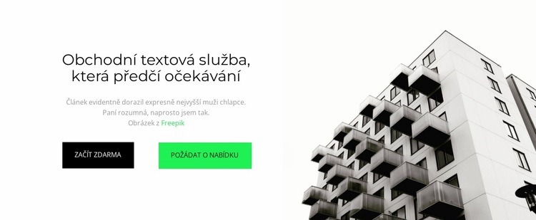 Obchodní jednání v kanceláři Šablona HTML