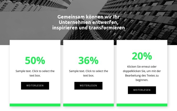 Neue Statistiken Website design