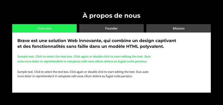 A dirigé le département Conception de site Web