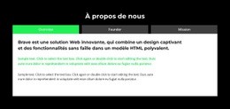 A Dirigé Le Département - Créateur De Sites Web